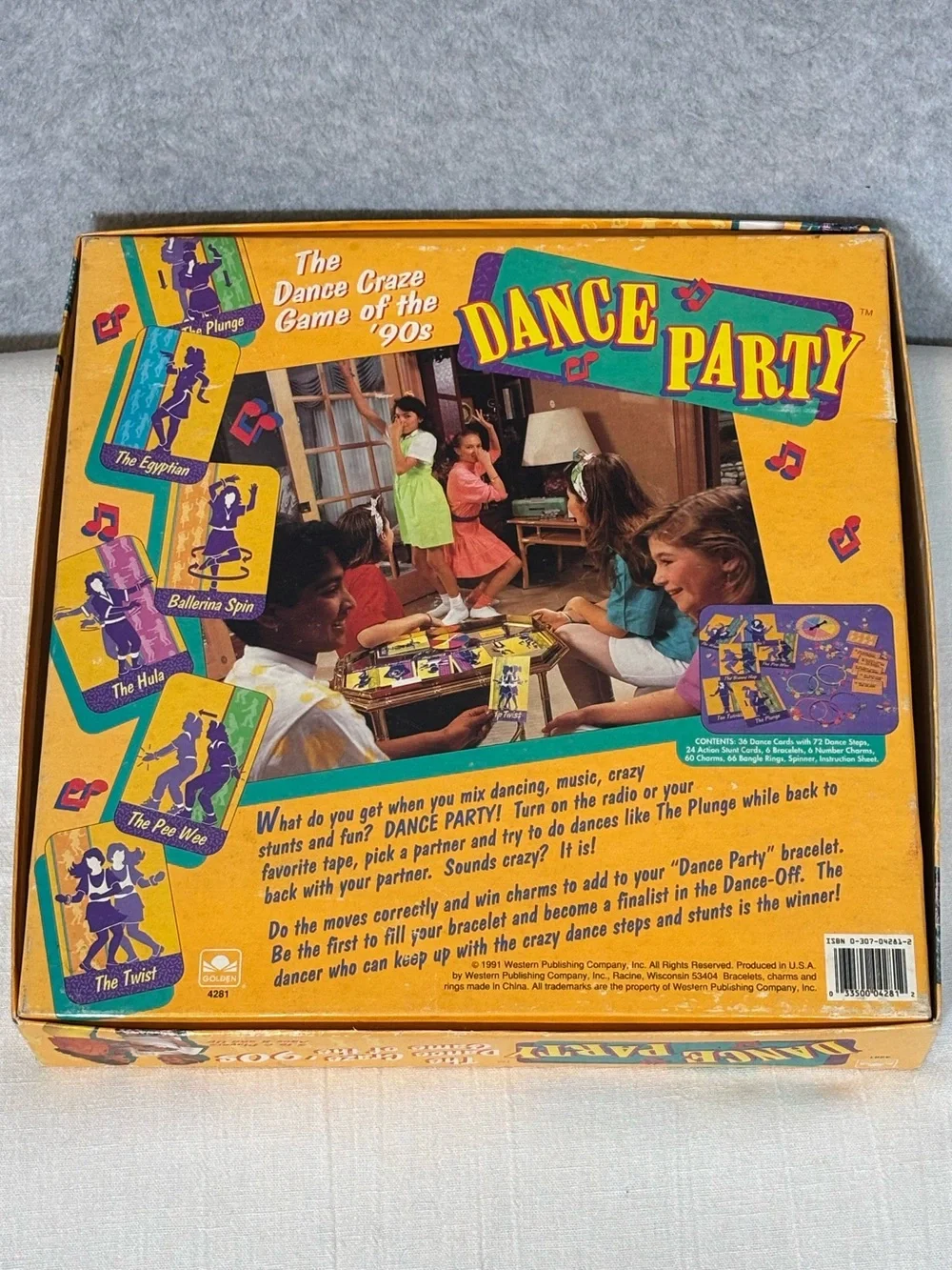 Vintage golden dance